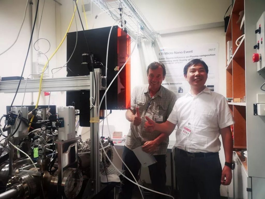 富家激光喷码机陈焱总经理参访Empa瑞士联邦质料试验和科研研究所